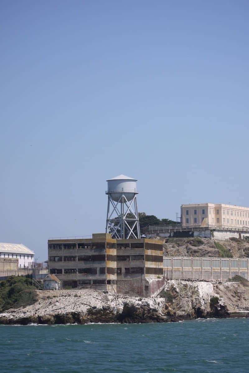 Alcatraz water tower